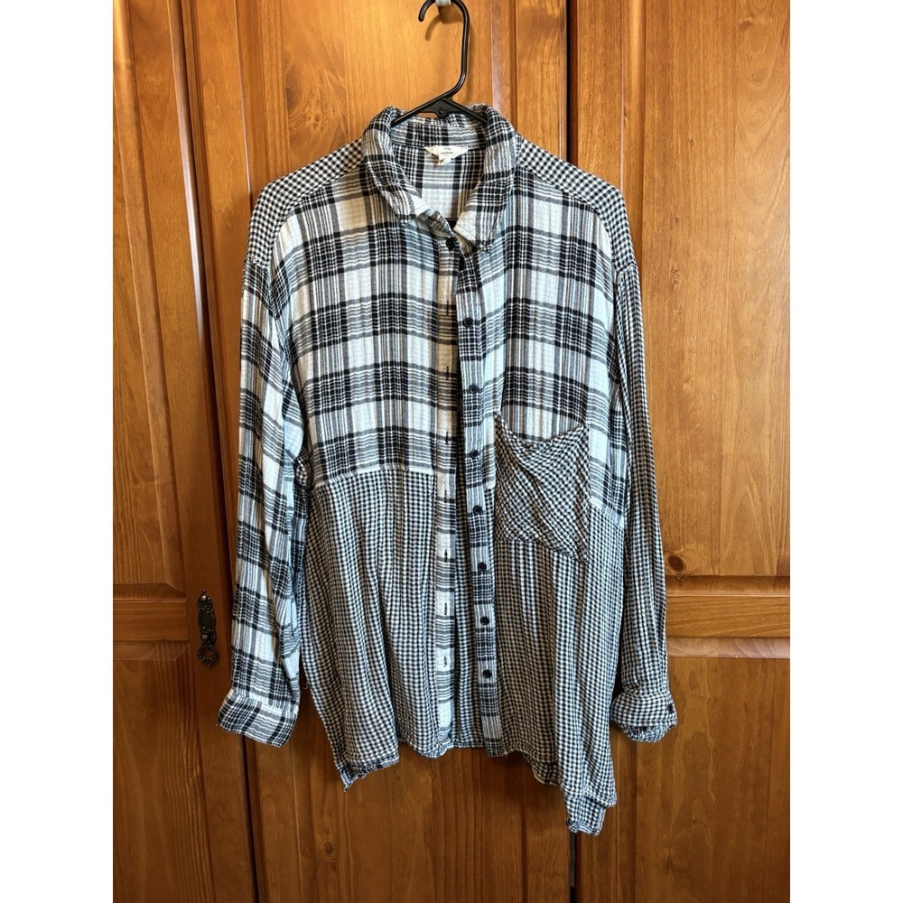 Black & White Long Sleeve Shirt